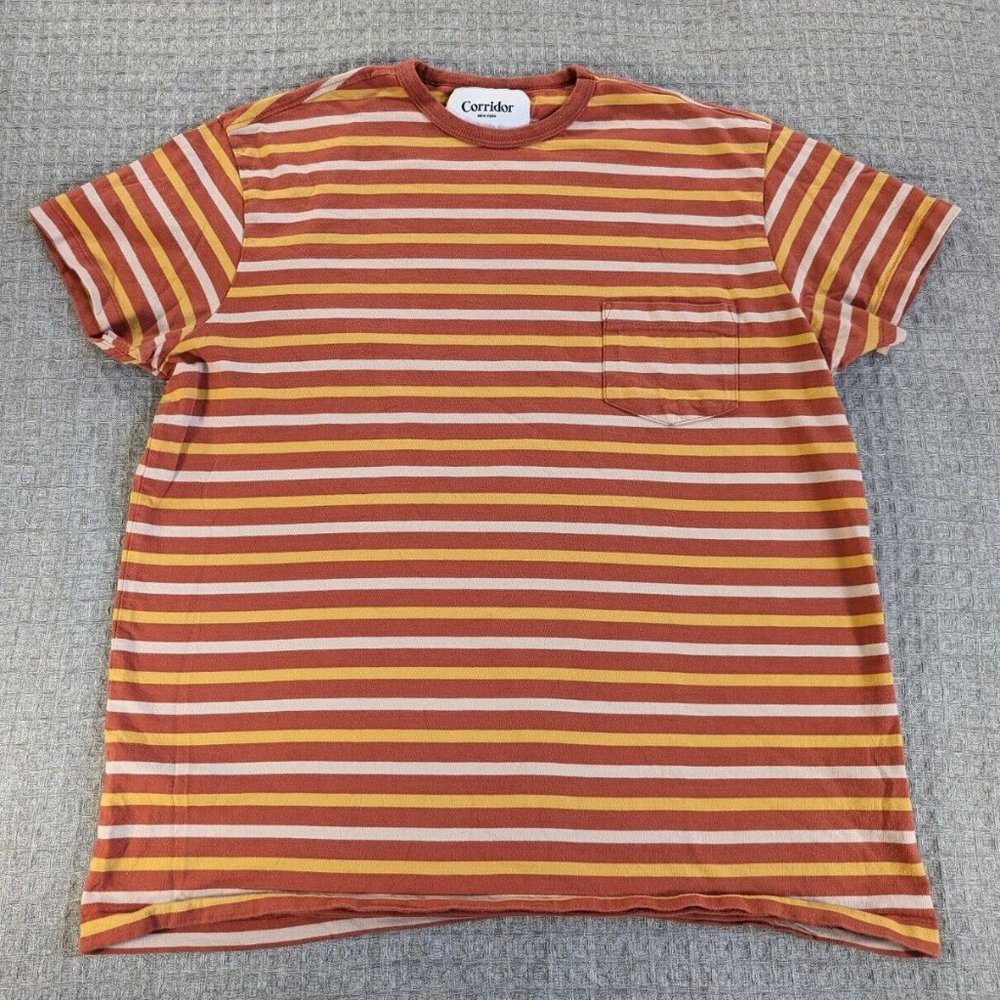 Corridor Striped T-Shirt - Medium